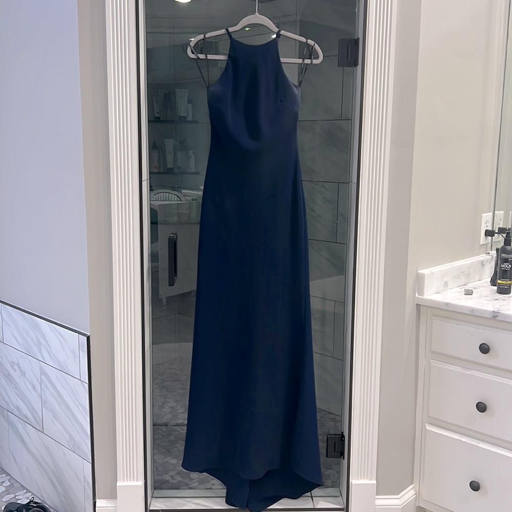 Calvin Klein Navy Gown. Size 2.